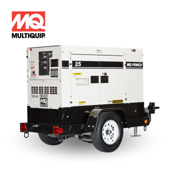 Multiquip 25 kVA Diesel Generator trailer